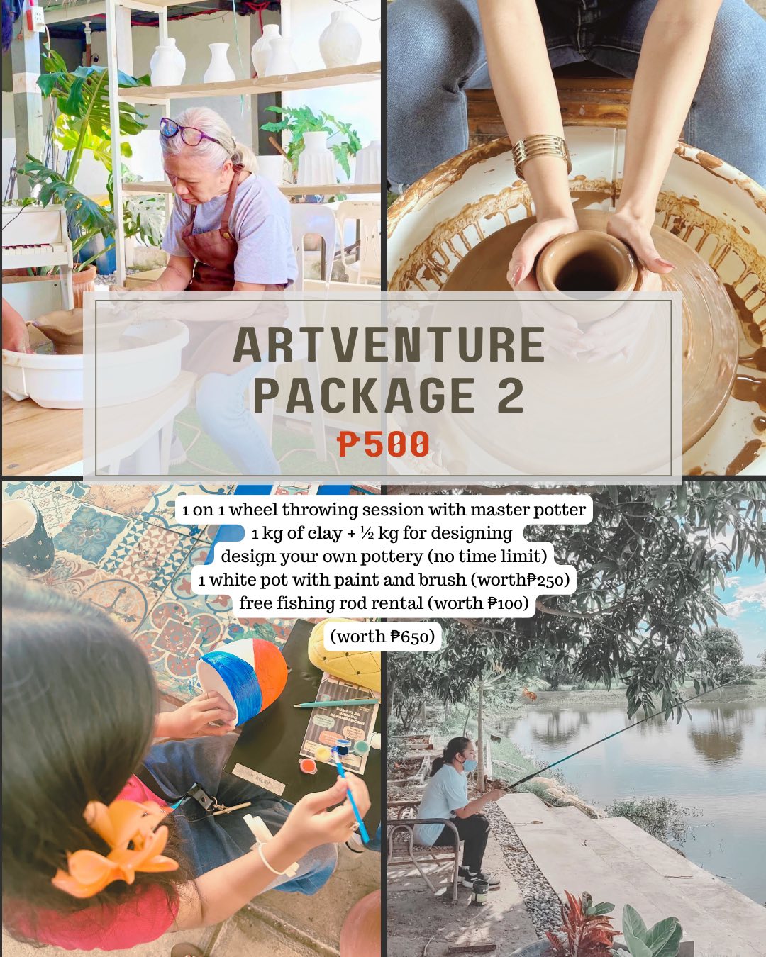 Pottery Artventures Booking Reservation